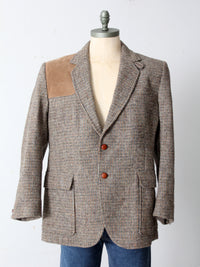 vintage Harris tweed shooting blazer