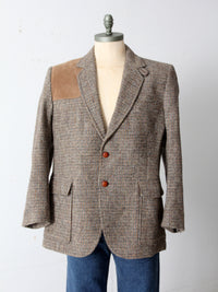 vintage Harris tweed shooting blazer