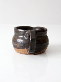 vintage studio pottery creamer