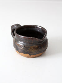 vintage studio pottery creamer