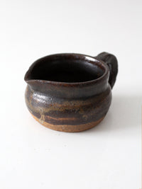 vintage studio pottery creamer