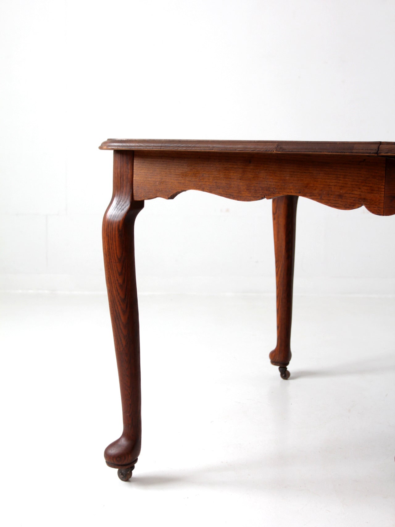 antique Queen Anne style dining table