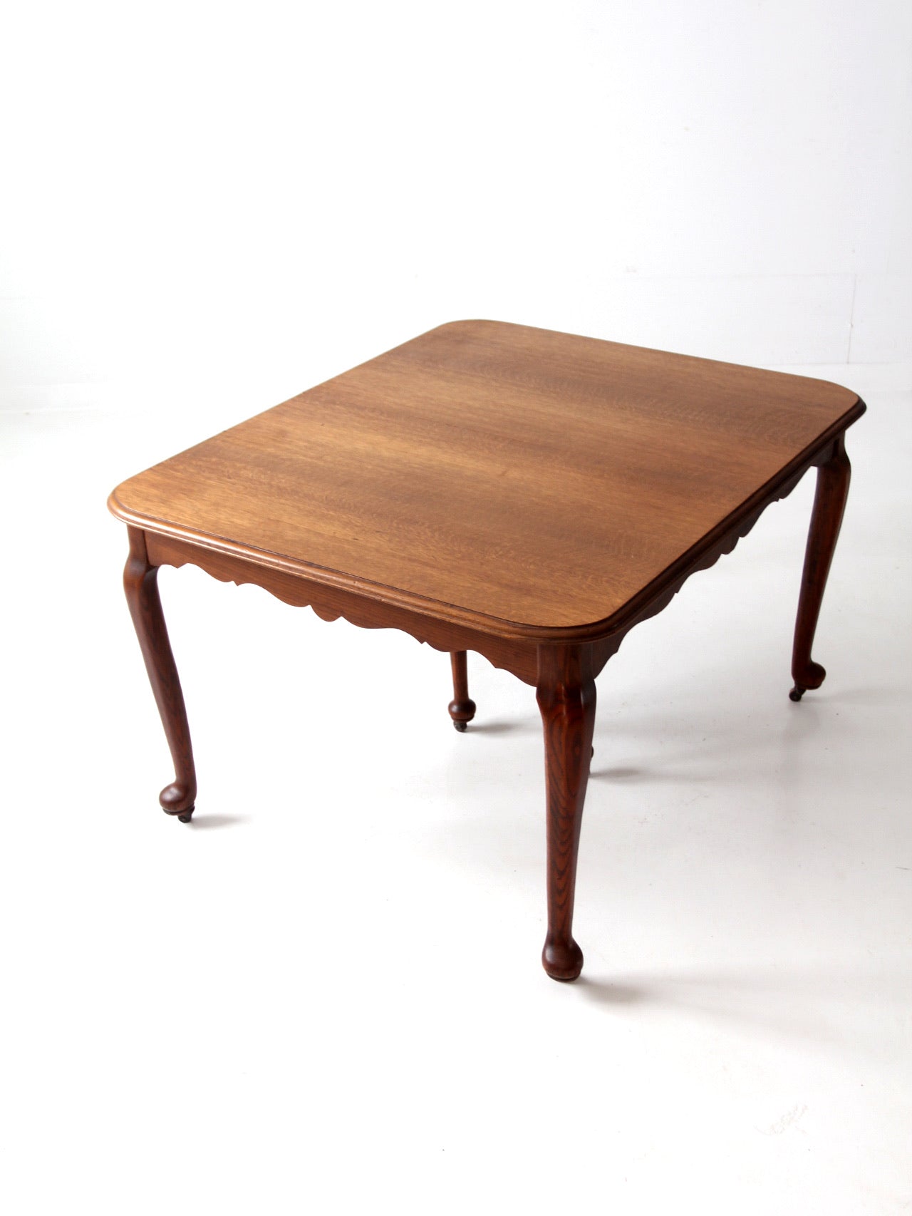 antique Queen Anne style dining table