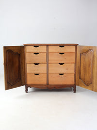 vintage French Louis XV Style cabinet with drawer interior