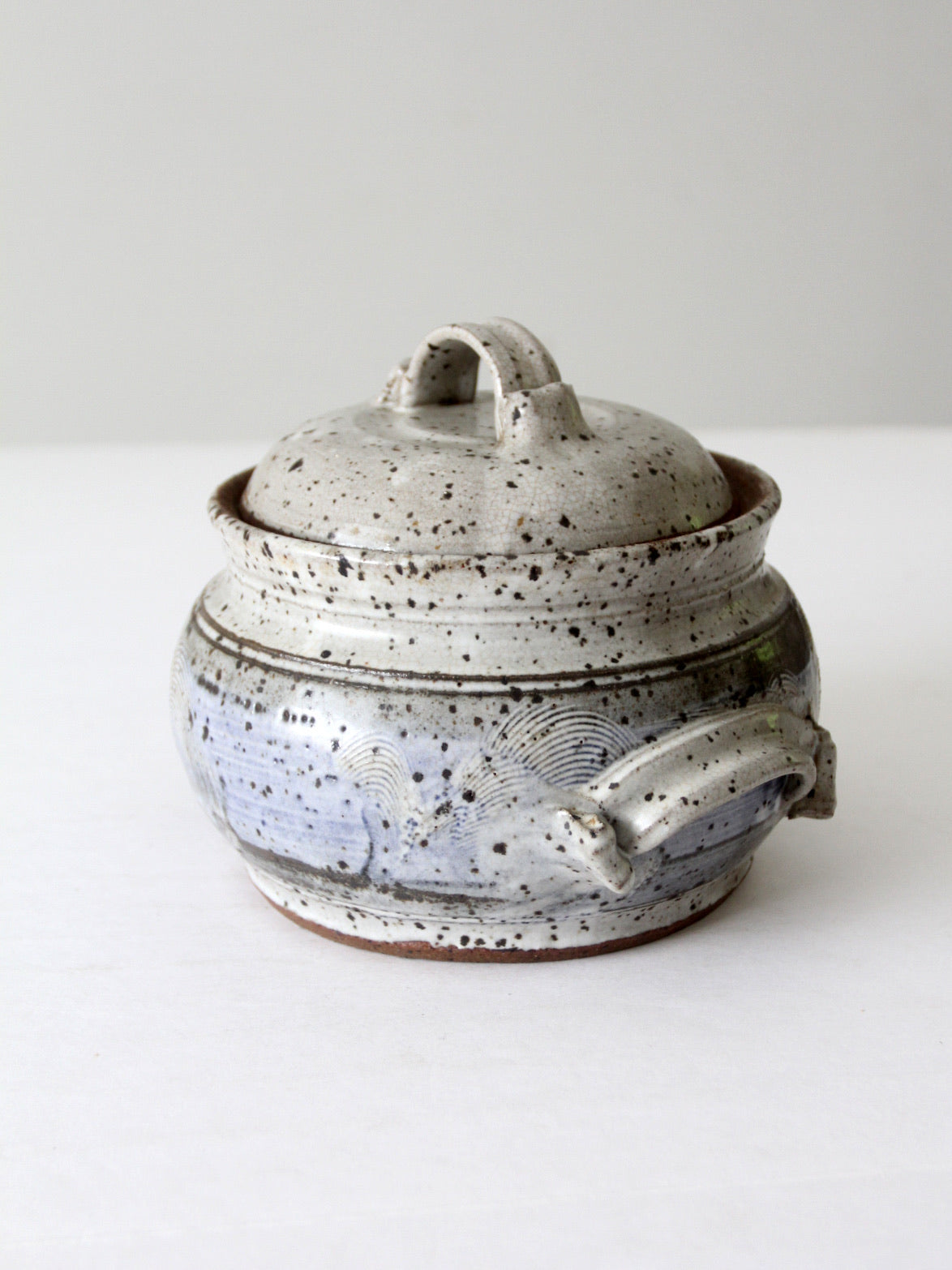 vintage studio pottery casserole