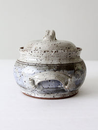 vintage studio pottery casserole