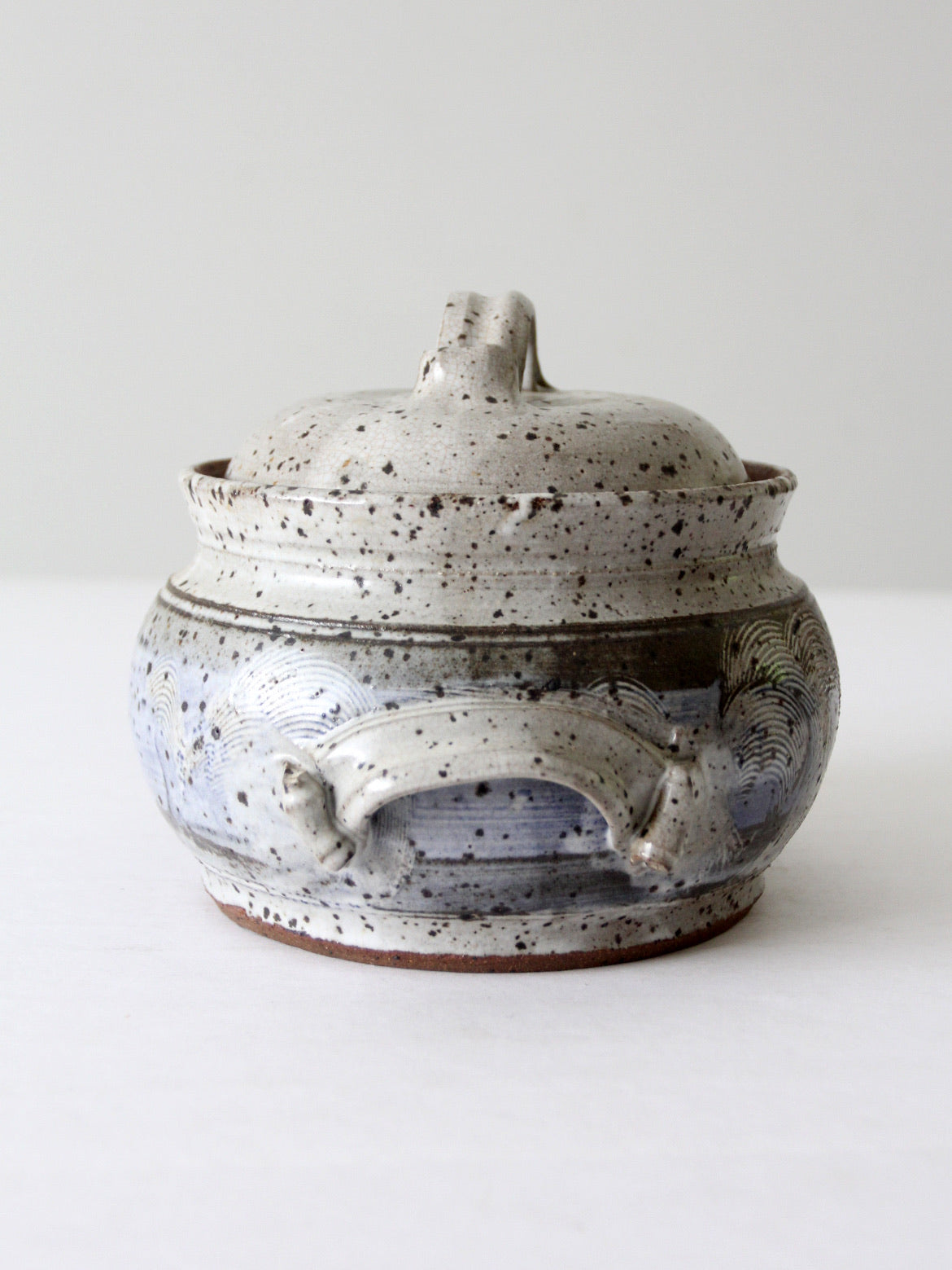 vintage studio pottery casserole