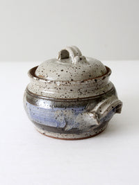 vintage studio pottery casserole
