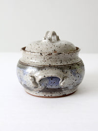 vintage studio pottery casserole