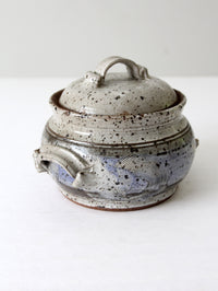 vintage studio pottery casserole