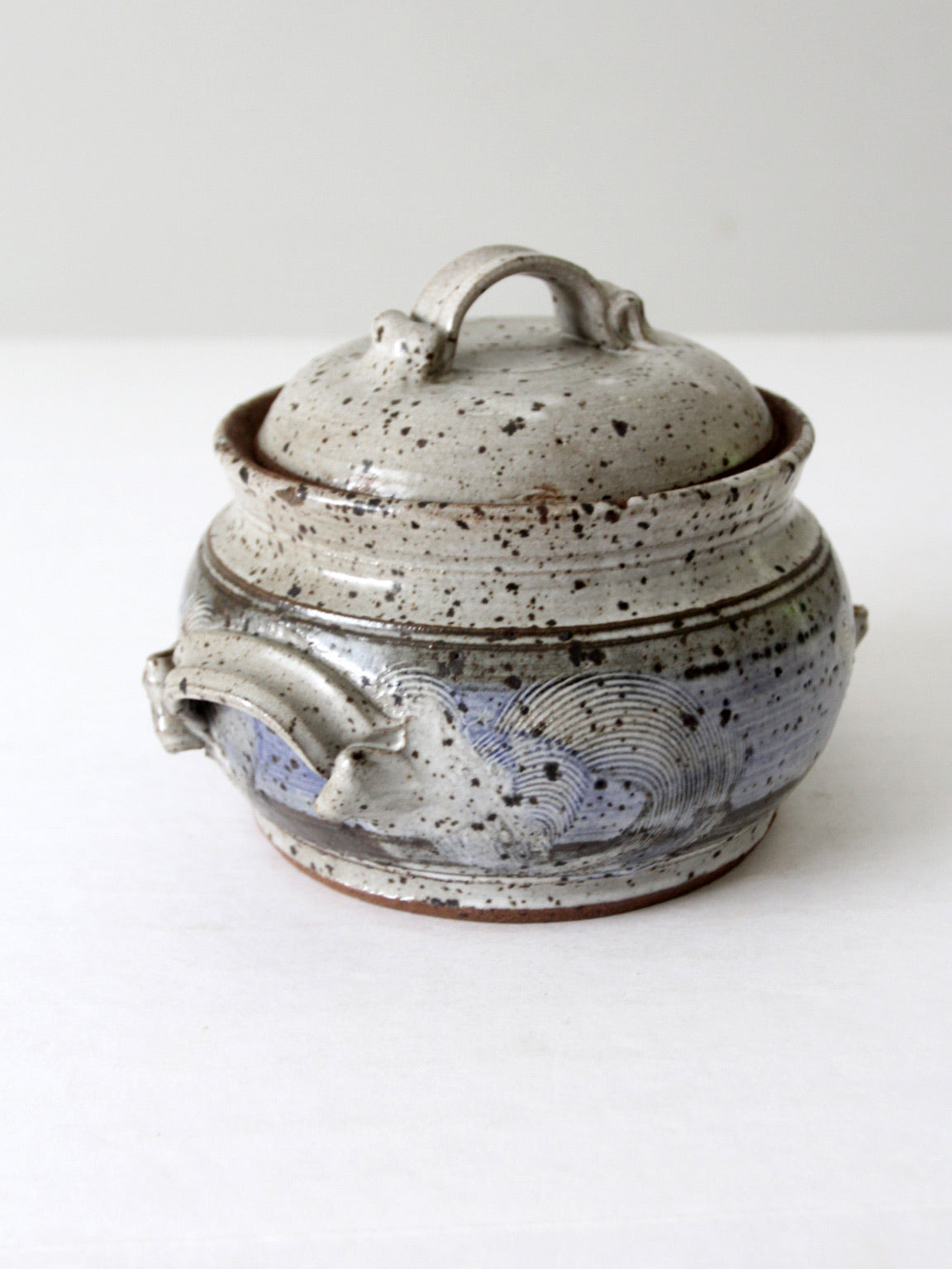vintage studio pottery casserole