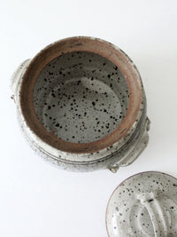 vintage studio pottery casserole