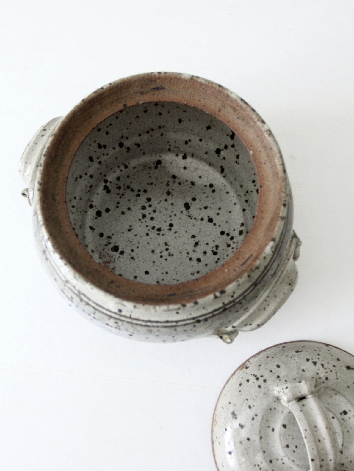 vintage studio pottery casserole