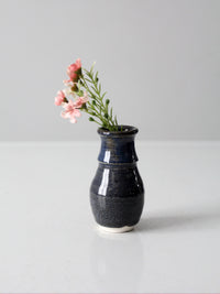 vintage studio pottery bud vase