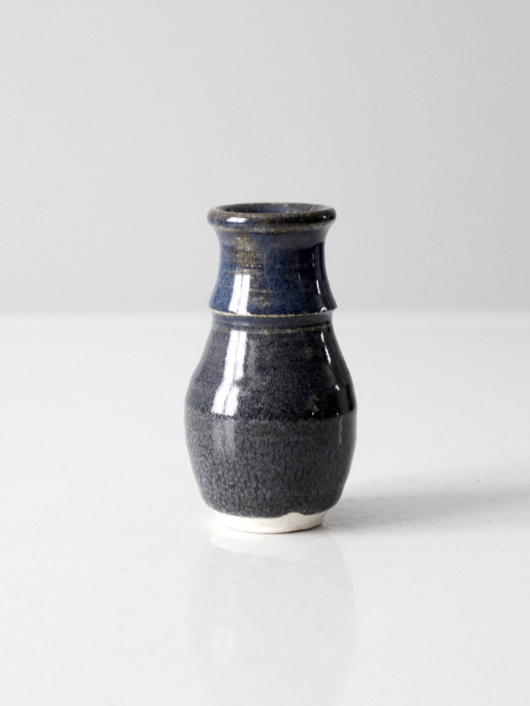 vintage studio pottery bud vase