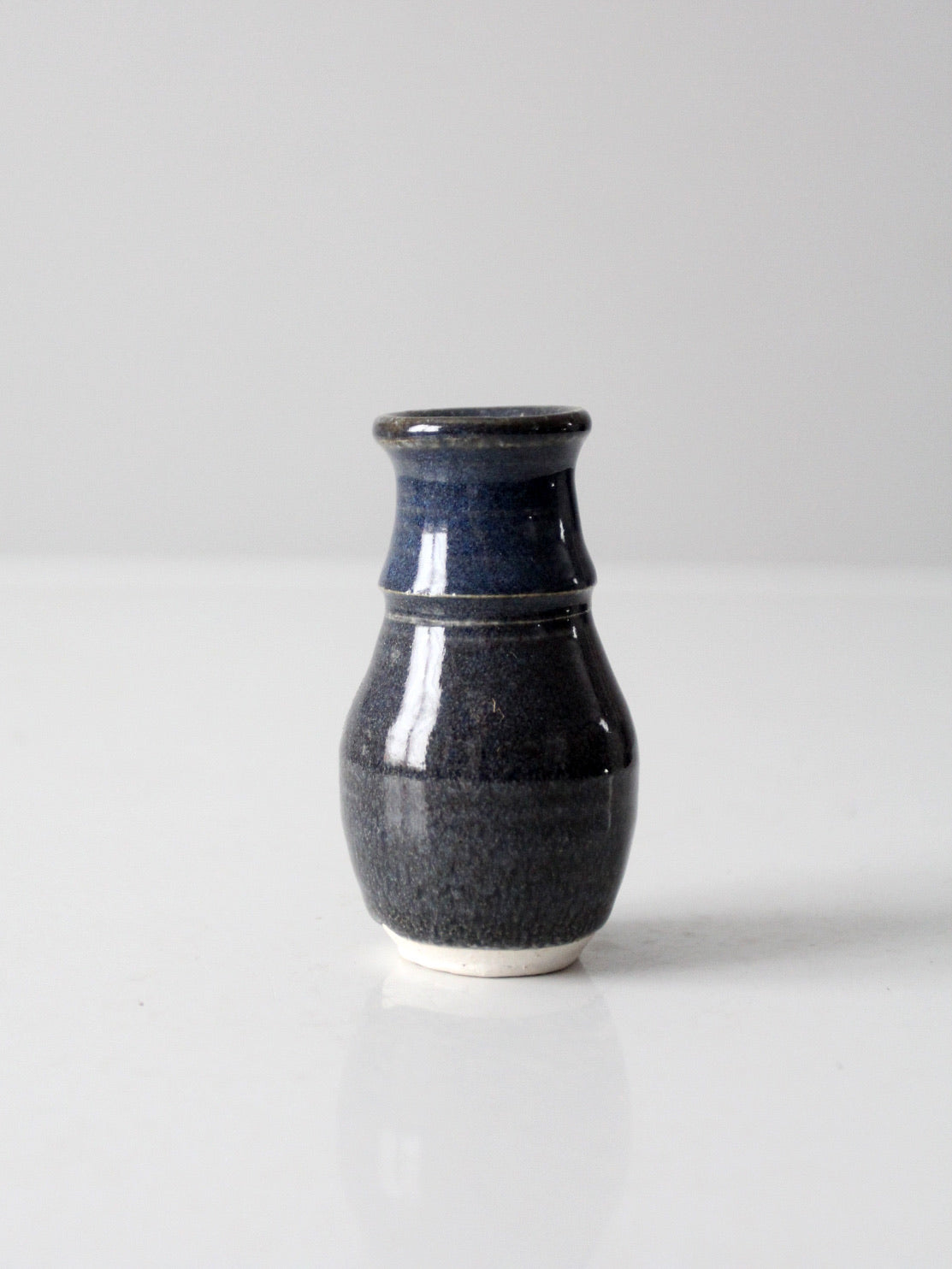 vintage studio pottery bud vase