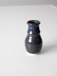 vintage studio pottery bud vase