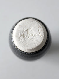 vintage studio pottery bud vase