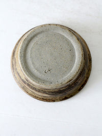 vintage studio pottery bowl