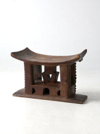 antique Ashanti hand-carved stool