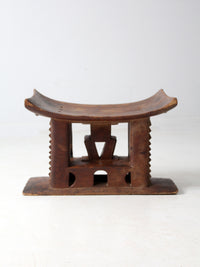 antique Ashanti hand-carved stool