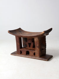 antique Ashanti hand-carved stool