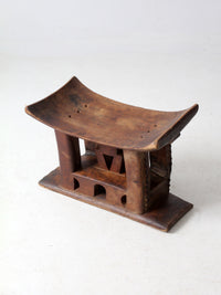 antique Ashanti hand-carved stool