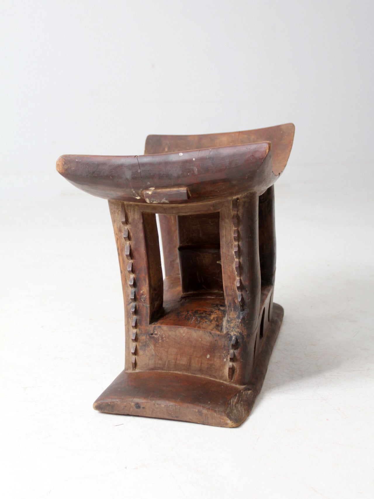 antique Ashanti hand-carved stool