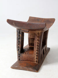 antique Ashanti hand-carved stool