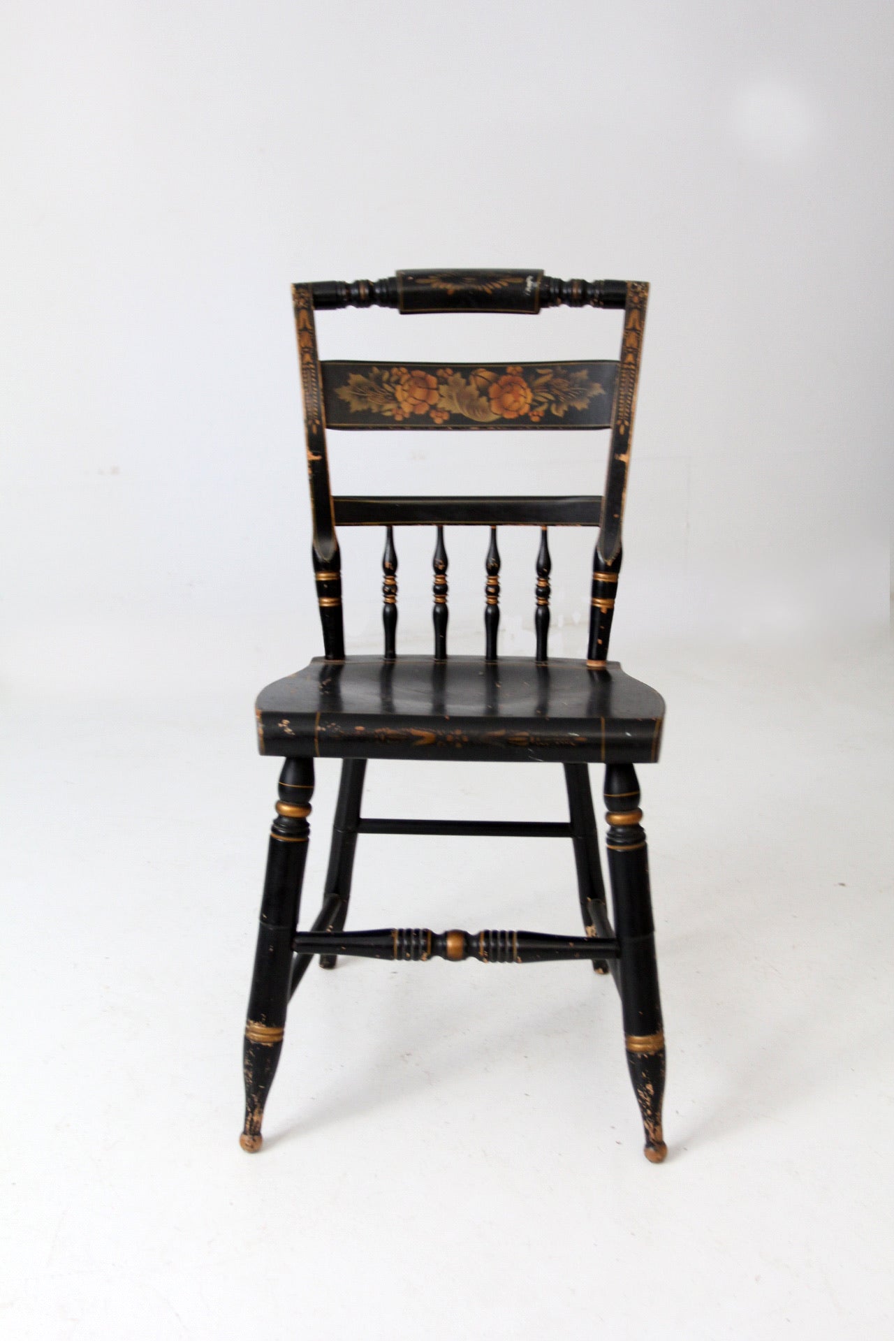 antique Hitchcock style chair