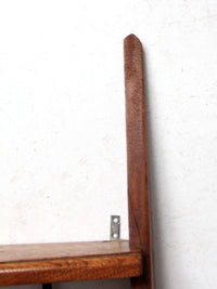 mid century asymmetrical wall shelf