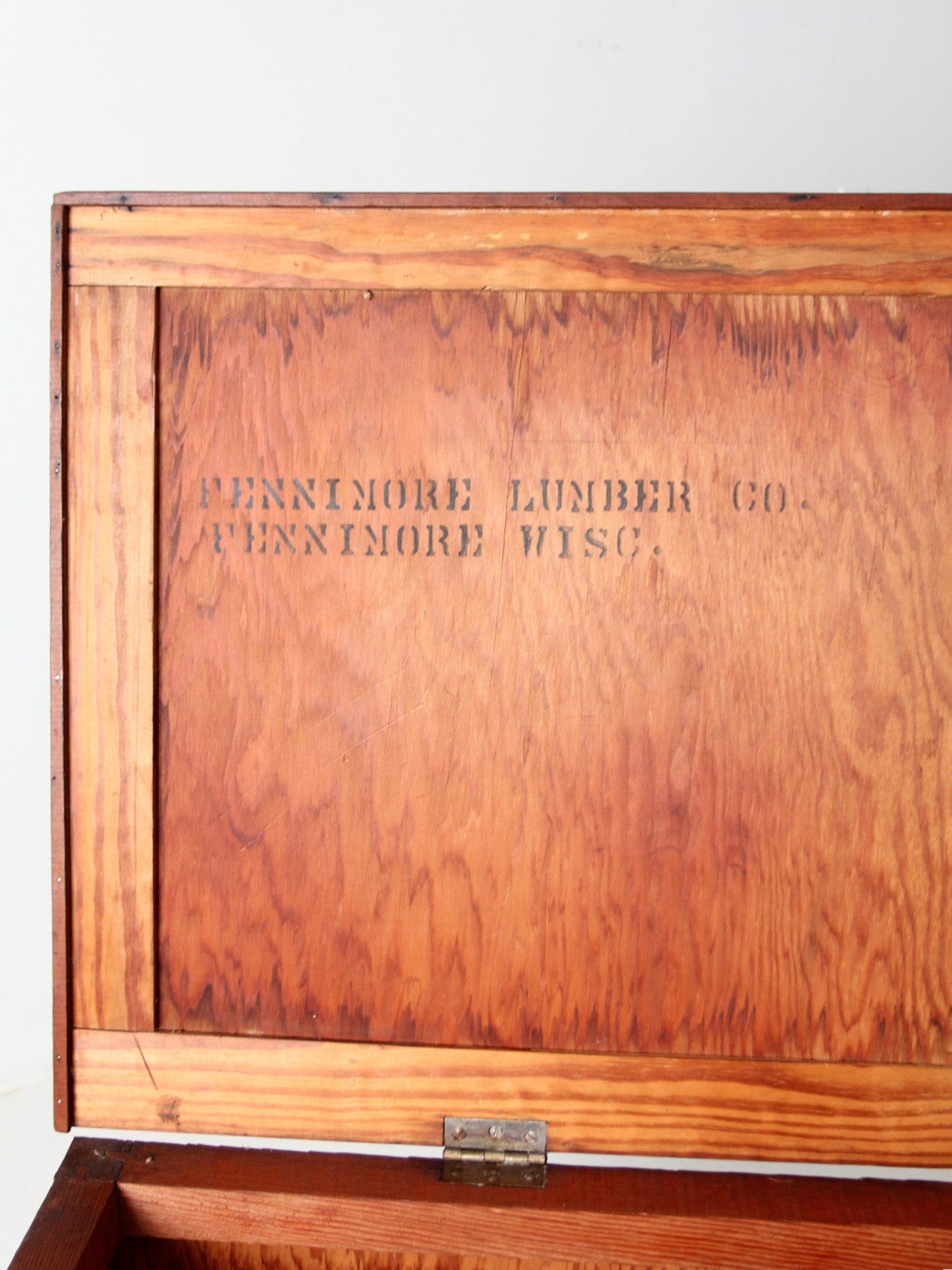 vintage industrial wooden crate