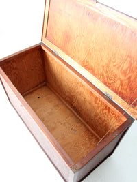 vintage industrial wooden crate