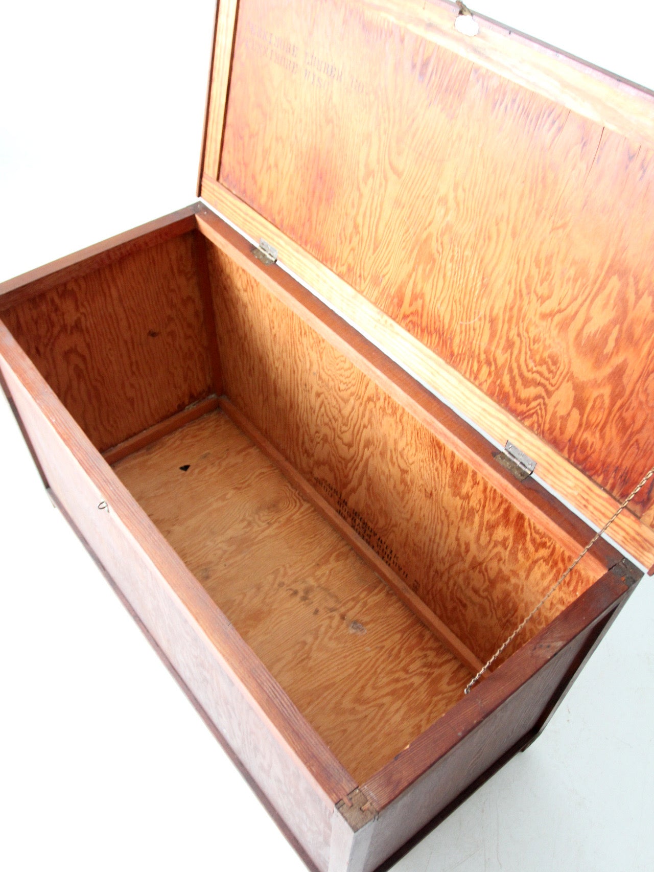 vintage industrial wooden crate