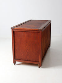 vintage industrial wooden crate