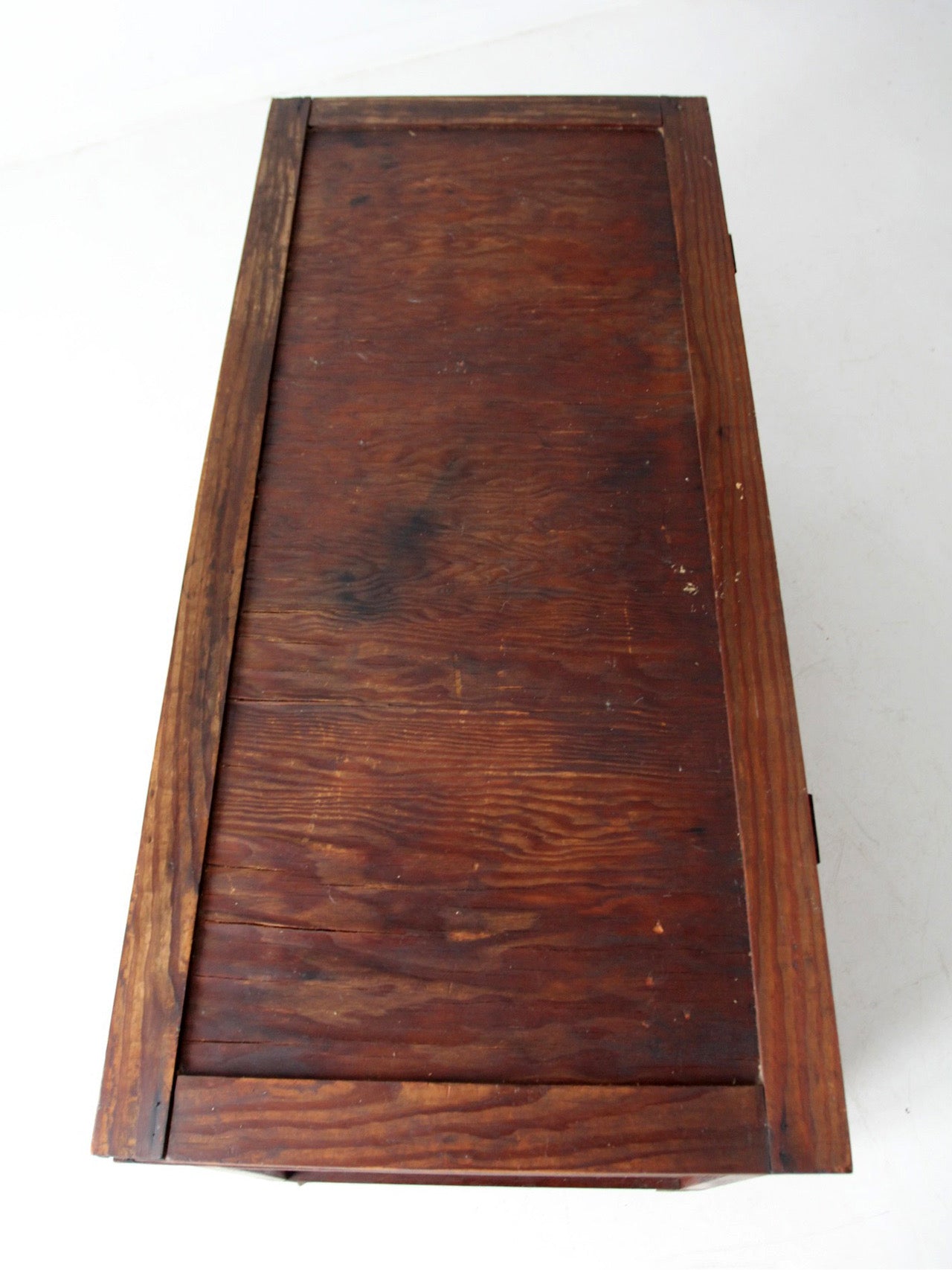 vintage industrial wooden crate