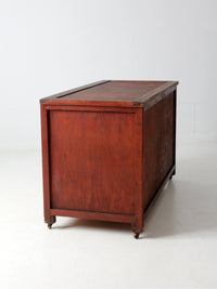 vintage industrial wooden crate