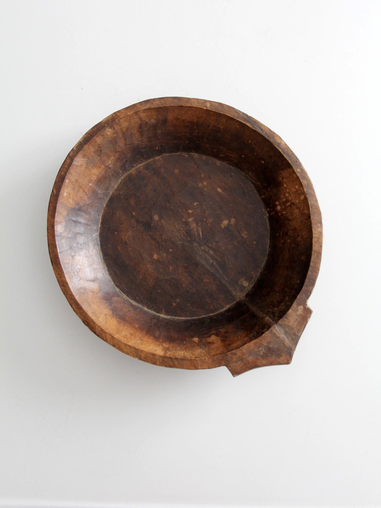 antique Indian dough bowl