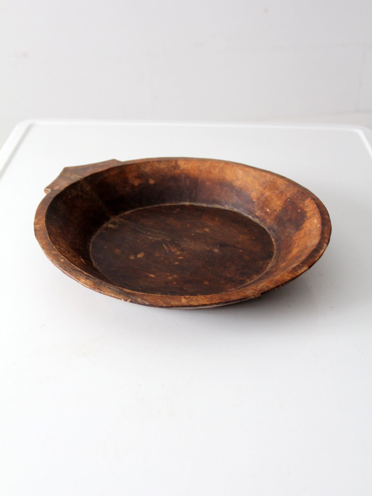 antique Indian dough bowl