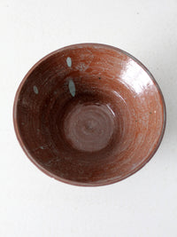 vintage studio pottery bowl
