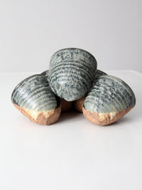 vintage studio pottery tiered planter vase