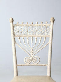 antique wicker chair