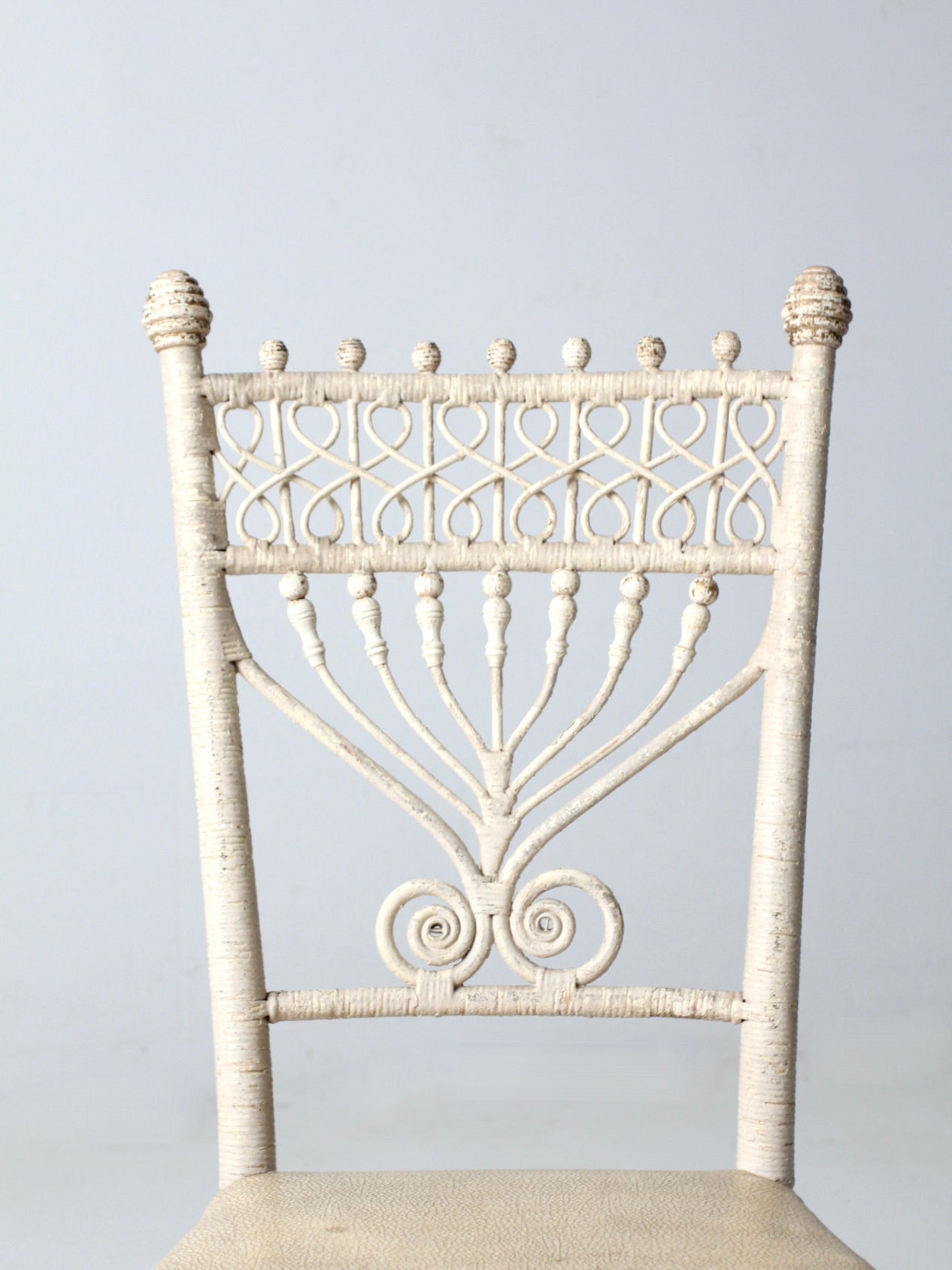 antique wicker chair