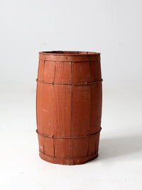 antique red barrel