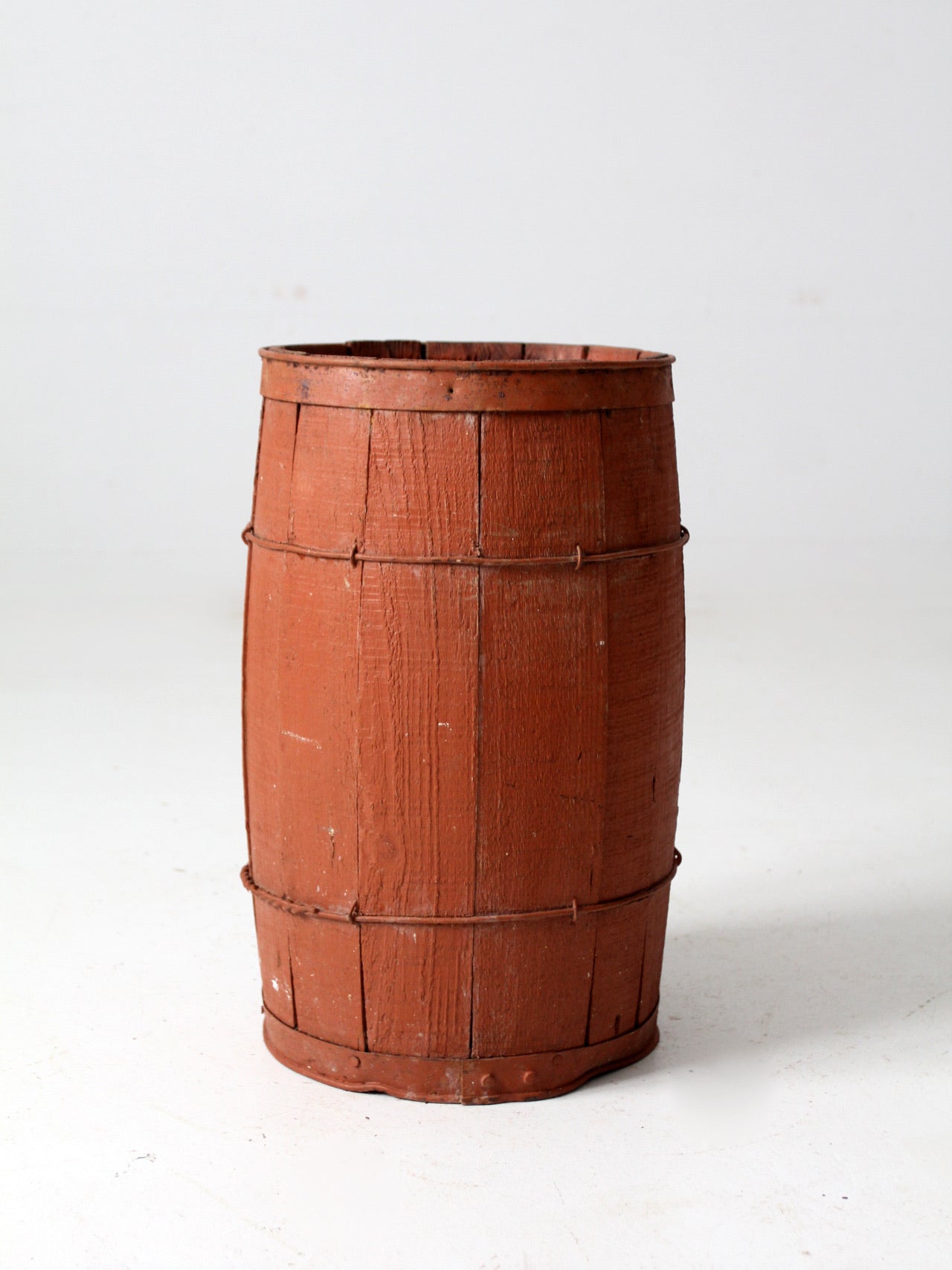 antique red barrel