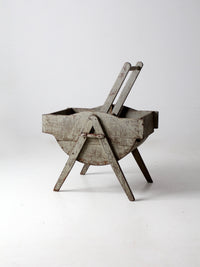 antique rocking laundry wash tub