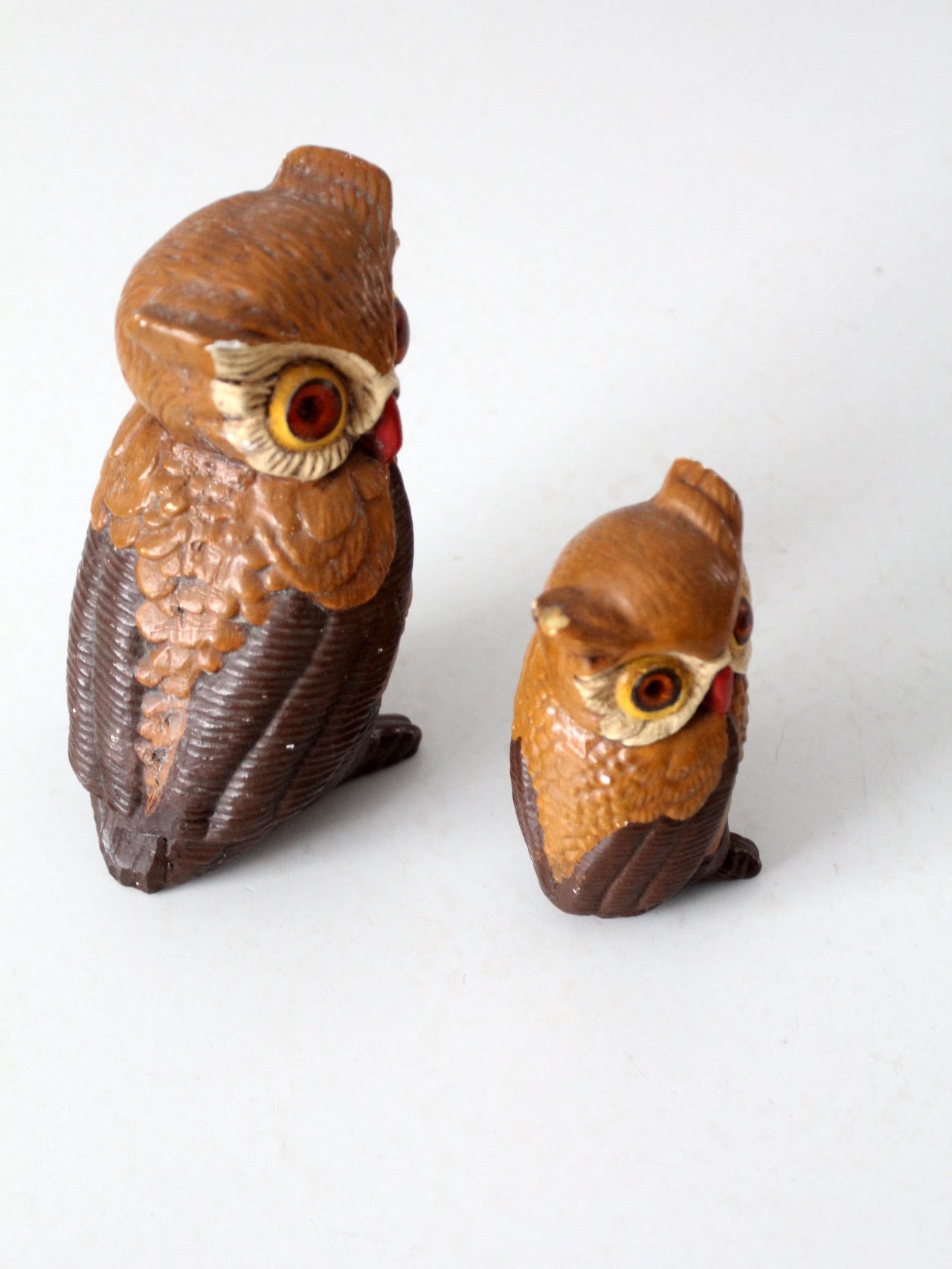 mid-century owls pair
