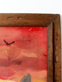 vintage southwestern landscape painting