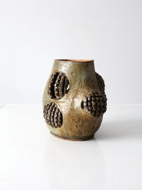 vintage studio pottery vase