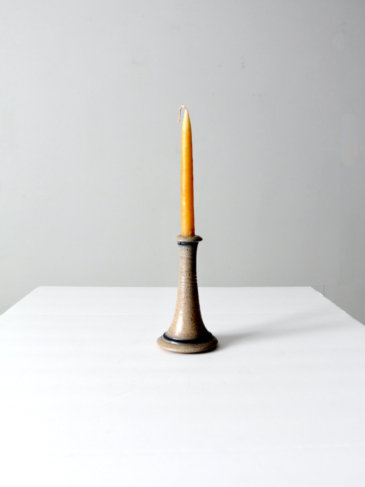 vintage studio pottery candleholder
